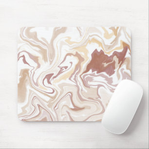 Brown liquid acrylic throw mouse pad