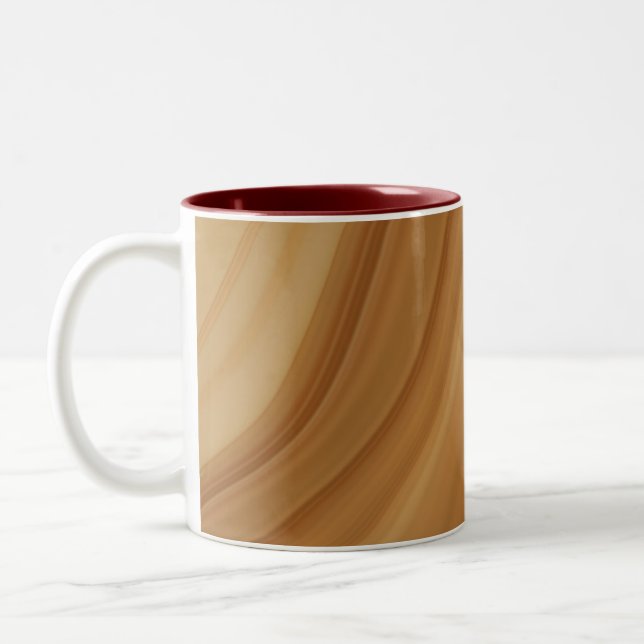 Brown lover   Two-Tone coffee mug (Left)