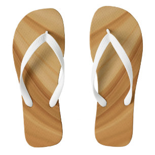 Brown lovers flip flops