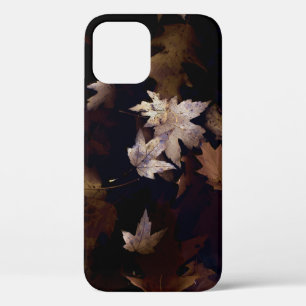 BROWN MAPLE LEAVES iPhone 12 CASE