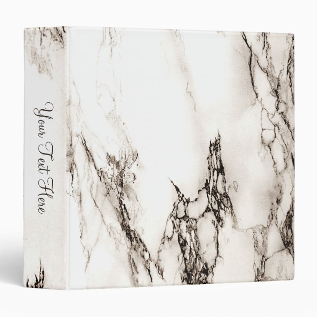 Brown Marble Binder (Front/Spine)