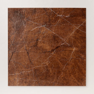 Brown Marble Glossy: Luxury Texture Background Jigsaw Puzzle