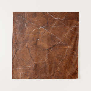 Brown Marble Glossy: Luxury Texture Background Tapestry