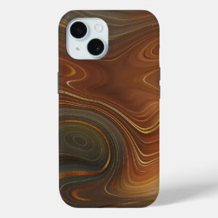 Brown Marble iPhone & Samsung Phone Cases