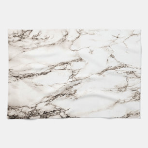Brown Marble Look Kitchen Towel