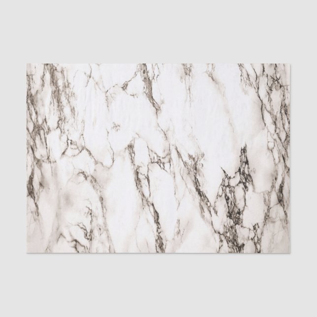 Brown Marble Look Tissue Paper (Front)