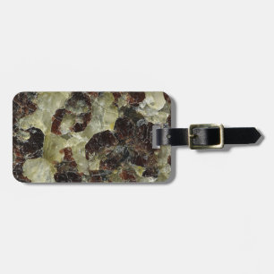 Brown Marbled Quartz Luggage Tag