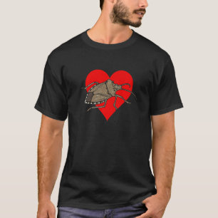 Brown Marmorated Stink Bug Heart Entomologist Inse T-Shirt