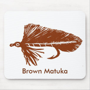 "Brown Matuka" Classic Trout Fly Mousepad