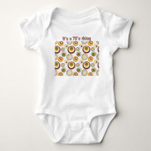 Brown MCM Jawbreakers Baby Bodysuit