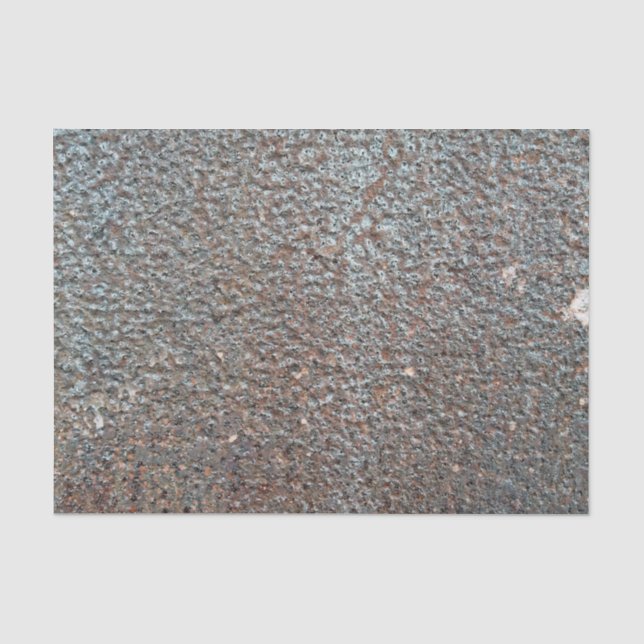 Brown Metal Corrosion Pattern Tissue Paper (Front)
