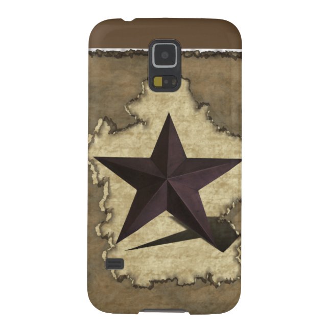 Brown Metal Star Western Case-Mate Samsung Galaxy Case (Back)
