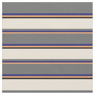 Brown, Midnight Blue, Dim Grey, Bisque, and Black Fabric