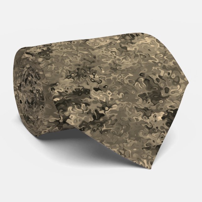 BROWN MINGLE  TIE (Rolled)