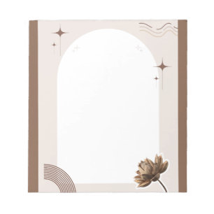 Brown Minimalist Boho Notes Customizable