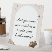 Brown Minimalist Boho Notes Customizable
