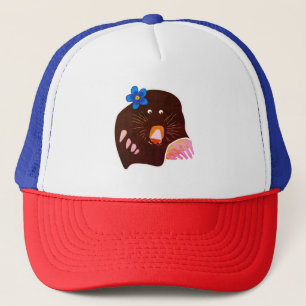 Brown Mole Trucker Hat