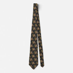 Brown mouse lemur obsessed tie