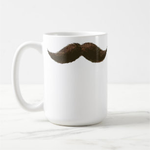 Brown Moustache Coffee Mug