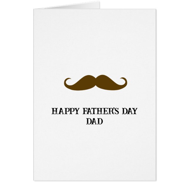 Brown Moustache Father's Day (Front)