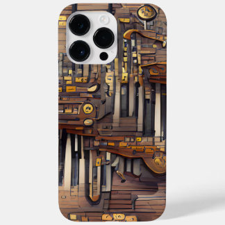 BROWN MUSICAL STEAMPUNK THEME Case-Mate iPhone 14 PRO MAX CASE