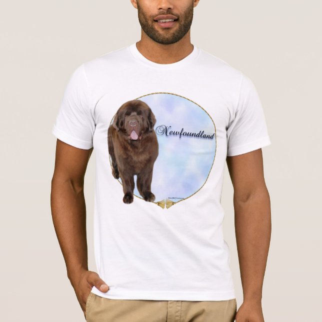 Brown Newfoundland Portrait T-shirt (Front)