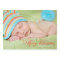 Brown Olive Green Photo Christmas Card