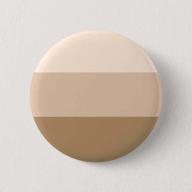 Brown Ombre Striped 2 Inch Round Button (Front)
