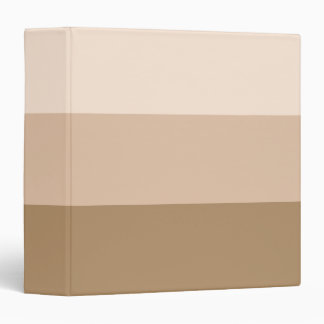 Brown Ombre Striped Binder