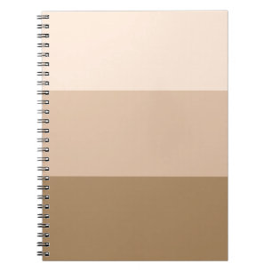 Brown Ombre Striped Notebook