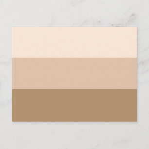 Brown Ombre Striped Postcard