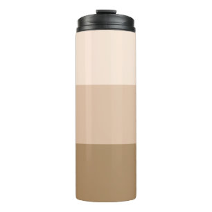 Brown Ombre Striped Thermal Tumbler