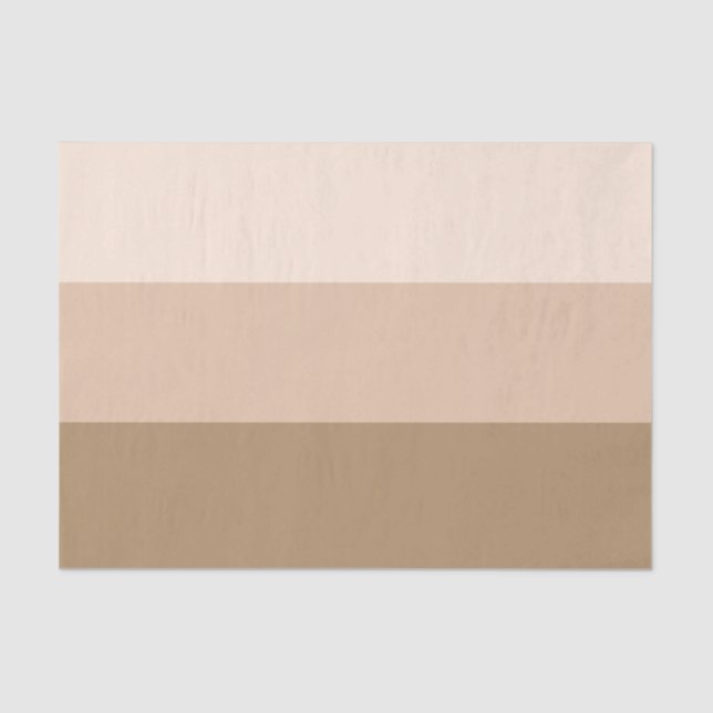 Brown Ombre Striped Tissue Paper (Front)