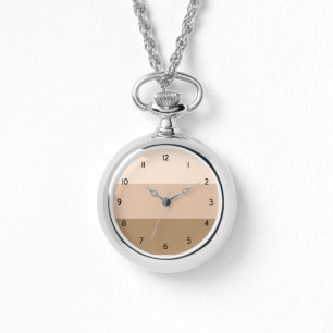 Brown Ombre Striped Watch