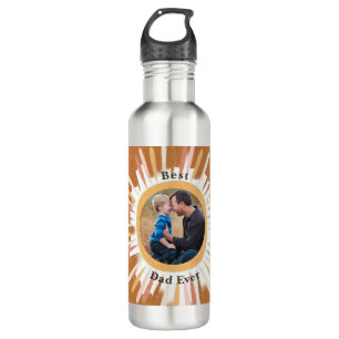 Brown Orange Ombre Sun Father's Day 710 Ml Water Bottle