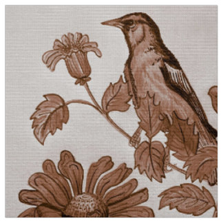 Brown Oriole Fabric 