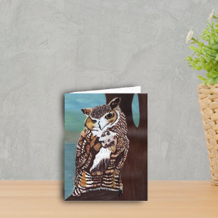 Brown Owl Note Card