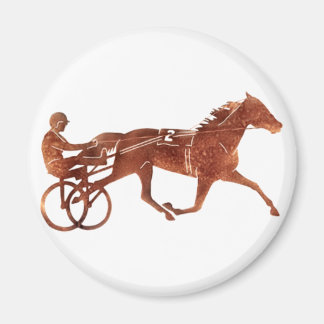 Brown Pacer Silhouette Magnet