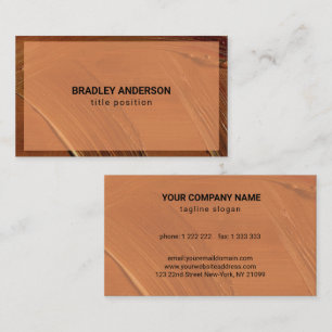 Brown Painting  Business Card