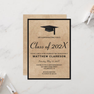 Brown Paper Invitation