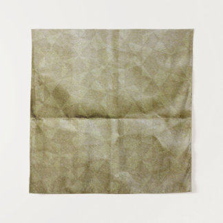 Brown paper wrinkle. Crease the paper. Background Tapestry