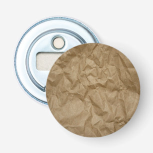 Brown Paper, Wrinkled Paper, Crumpled Paper Bottle Opener