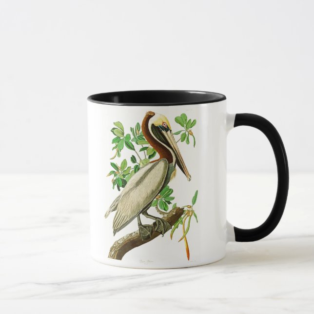 Brown Pelican John James Audubon Birds of America Mug (Right)