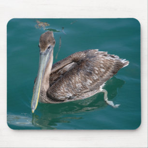Brown Pelican Mouse Pad
