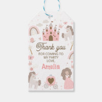 Brown Pink Princess Unicorn 1st Birthday