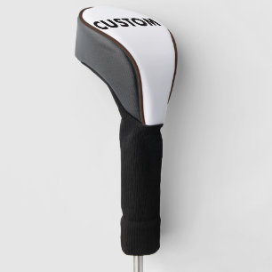 BROWN Piping Custom Golf Driver Headcover Blank