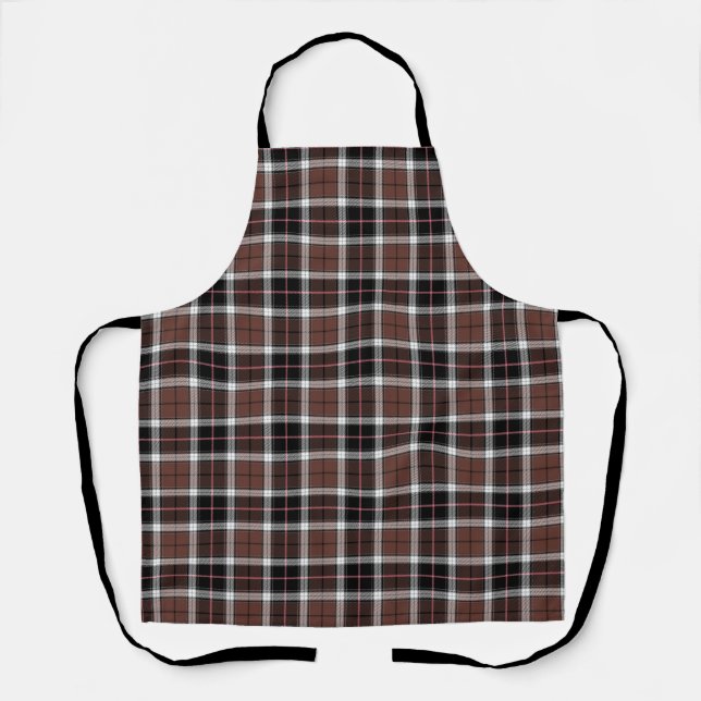 Brown Plaid Apron (Front)