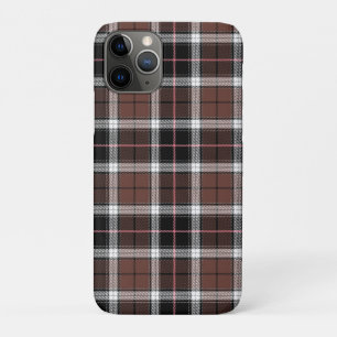 Brown Plaid iPhone 11 Pro Case