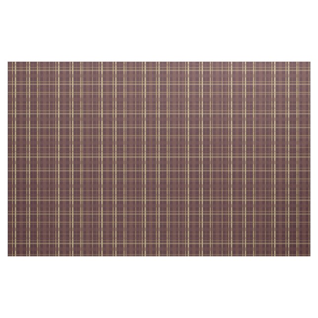 Brown Plaid Fabric (Fat Quarter)