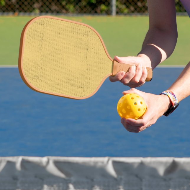 Brown plain textured  pickleball paddle (Insitu)